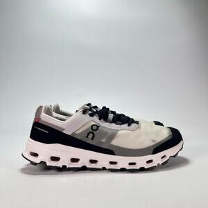 On Cloudvista White Grey Trail Running Shoes 64.99058 Women's Size 10 Men's 8.5